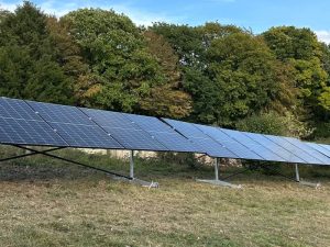 Angled Solar Panels for outdoor - Solar Panels for garden - Ground Mounted Solar Panels