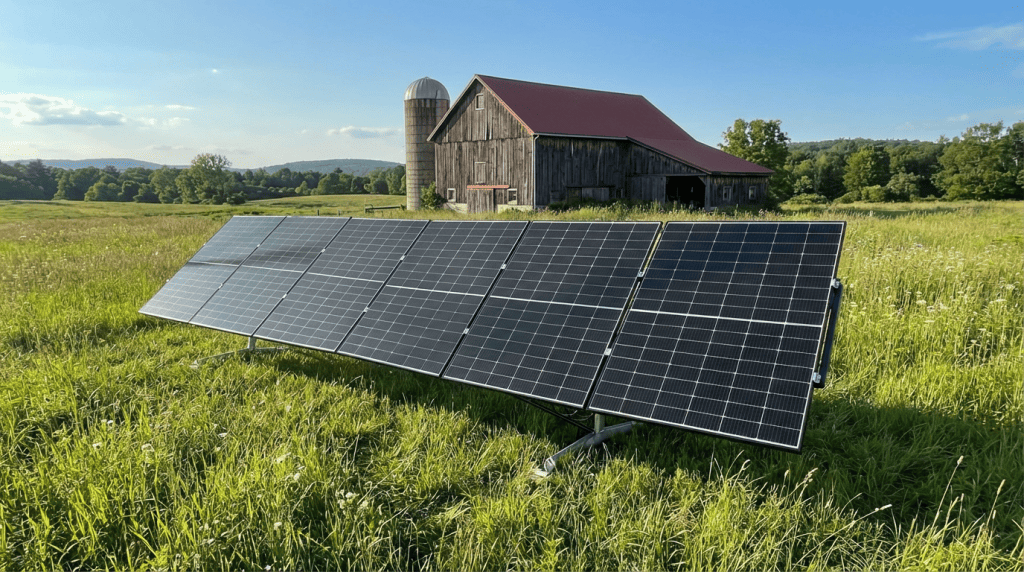 Pitch Perfect Max Solar Panel Setup